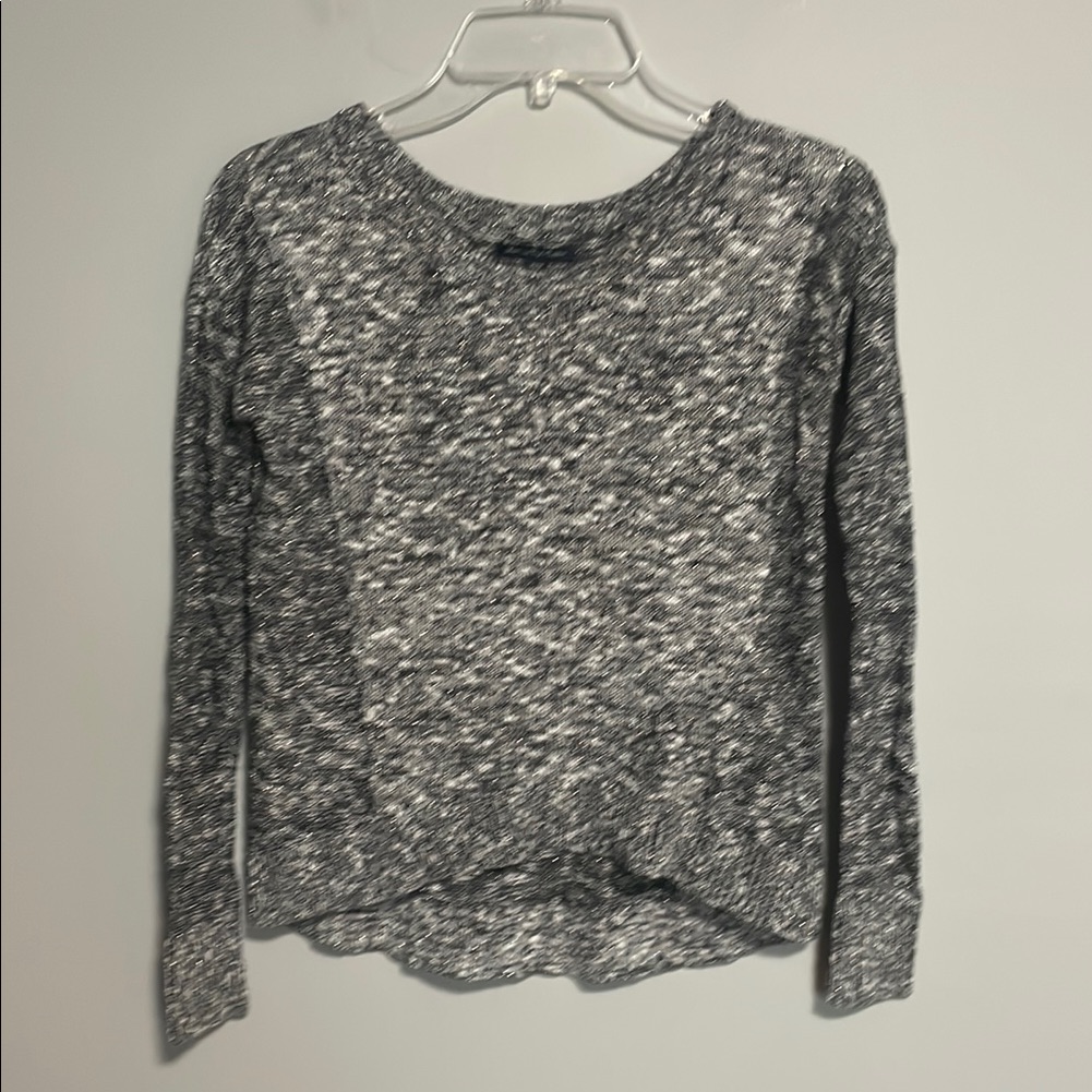 American Eagle Black And White Sparkle Sweater Size Xs